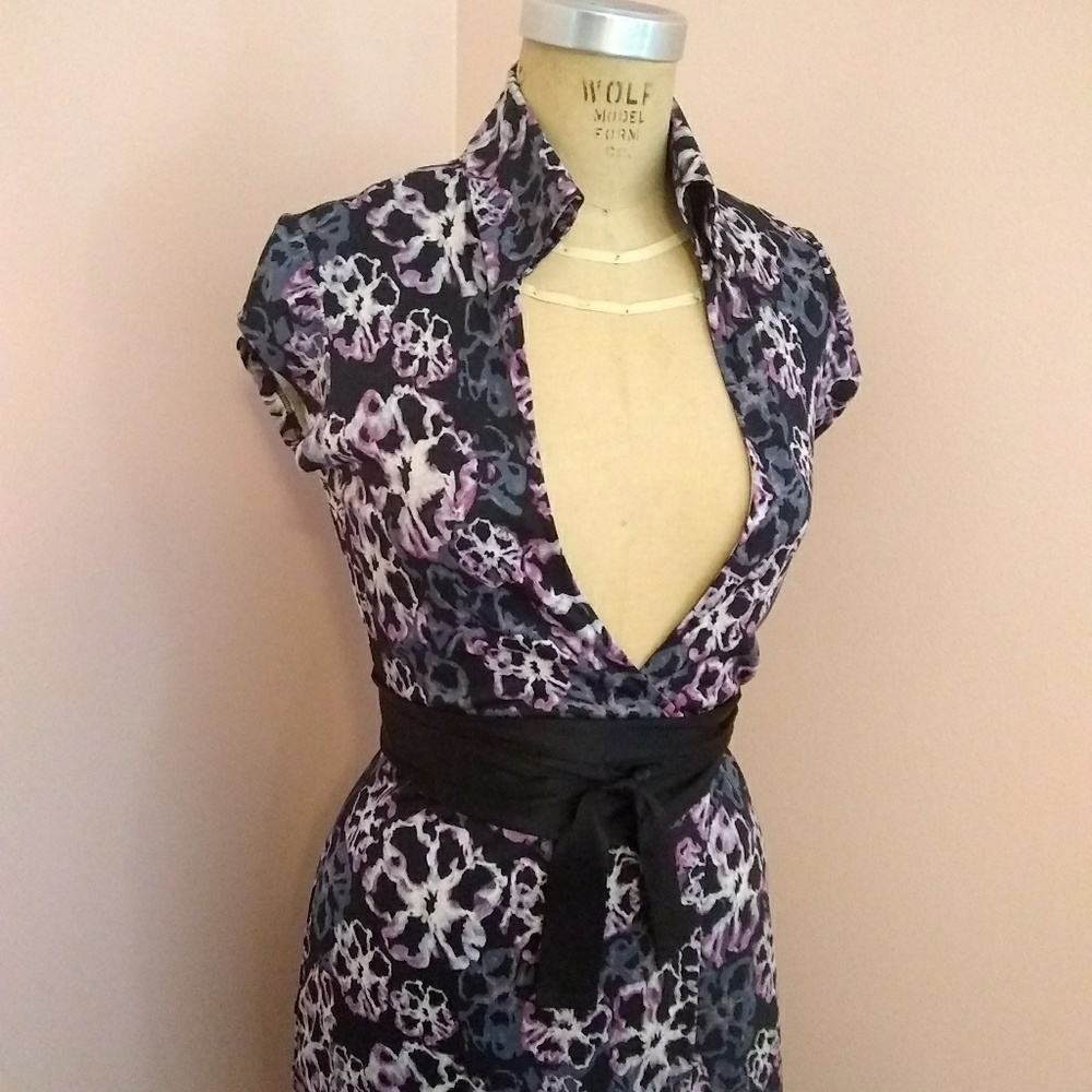 Diane Von Furstenberg Silk Wrap Dress Mr Mao Small